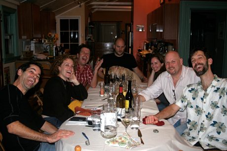 The kick-off event: Brazilian cuisine and local wines. Made everyone plenty happy...